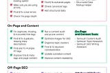 SEO Checklist Everyone Should Know