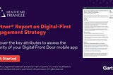 Gartner® Report on Patient Engagement Strategy | Digital Front Door