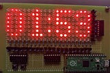 How I made this real time clock with Raspberry Pi Pico