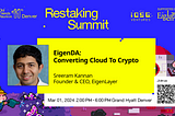 11th Old Friends Reunion Talk: EigenDA: Converting Cloud To Crypto