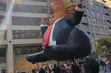 Giant Trump Float