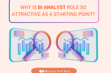 Why is BI Analyst role so attractive as a starting point?
