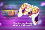 Present and Future of the Gaming Industry: iGaming and eSports on the Rise