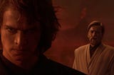 Hayden Christiensen and Ewan  McGregor in “Revenge of the Sith.”