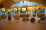 array of gongs