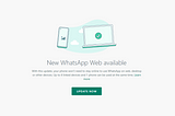 Whatsapp New feature : Use whatsapp web without internet on mobile