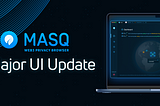 MASQ App: Major UI Update