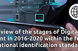 Overview of the stages of Digital ID development in 2016–2020 within the framework of national…