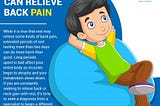 RESTING CAN RELIEVE BACK PAIN?