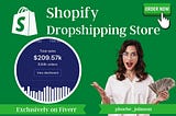 Shopify Website Design and Store Creation