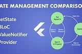 Flutter State Management: setState, BLoC, ValueNotifier, Provider
