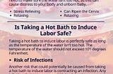 Side Effects Of Warm Baths To Induce Labor — Is There Any?