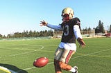 Xavier Heath De Anza College Football Punt Punter 2017 xavier kelly xavi kelly xavi heath xavi heath-kelly