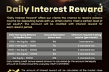 Decode Daily Interest Reward — up to 10% Annual Equivalent Bonus Rate