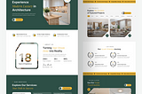 Architecture and Interior Design Service Provider Website UIUX Design