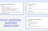 Post-Mortem Meeting Agenda Templates To Enhance Performance