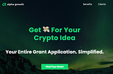 The Grants App, Crypto and Web3 Grants Automation.