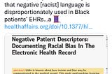 Medical Racism is Systemic: Even Machine Learning Research Says So