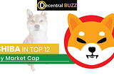 Shiba Now Top 12 by Market Cap: Half the Size of Dogecoin | DCB Media