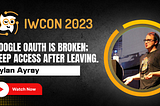 Missed IWCON 2023? Catch Recorded Expert Sessions Here (Pt. 2)