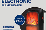 Electronic Flame Heater ₹499