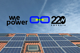 WePower kooperiert mit 220 Energia, um den Handel mit Ökostrom für Haushalte anzubieten.