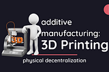 The future of decentralization— 3D printing