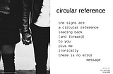 circular reference