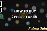 How To Buy $PNST Token