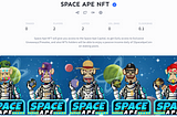 SPACE APE NFT OFFICIALLY LISTED and VERIFIED ON TofuNFT ✅🐒