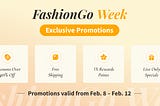 Save on New Arrivals With FashionGo Week