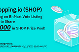 Shopping.io ($SHOP)To List on BitMart Vote Listing, Two more days to vote!