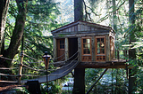 Treehouse, Fall City, Washington.