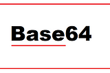 Image saying base64