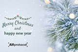 Alfprotocol wishes you all Merry Christmas!