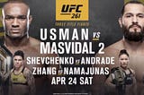 @ Live Streaming : Usman vs Masvidal, UFC 261 Live 2021 Full Match