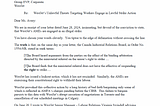 WESTJET THREATENS ITS EMPLOYEES PARTICIPATING IN LAWFUL STRIKE ACTION