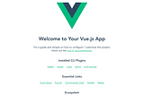 Starting a new Vue.js Project