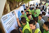 Youth signing the Spread the World- Inclusion