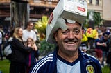 Scottish fan in London