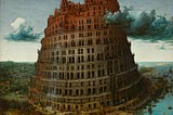 Pieter Bruegel the Elder’s “The ‘Little’ Tower of Babel,” 1563. WikiArt. Public Domain.