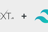 Next.js and Tailwind logos