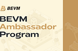 BEVM Global Ambassador Recruitment Program