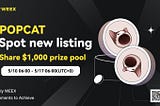 POPCAT/USDT Now Available on WEEX Spot!