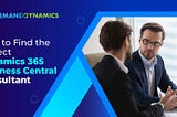 Dynamics 365 Business Central Consultant