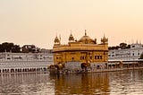 Golden Temple in India