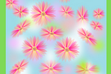 5-minute hack for making pink flowers with many petals for any wallpaper or background