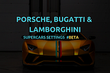 Carista: Settings that remain in Beta and Supercars
