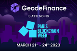 Geode Heads to Paris Blockchain Week 2023