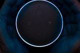 A Top View of an Amazon Echo